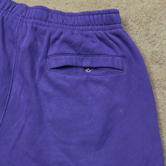 Nike Sweatpants Joggers Mens Purple Size Large Club Legacy Retail $69 - Picture 6 of 8